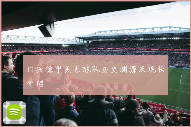 门兴德甲关系球队历史渊源及现状介绍