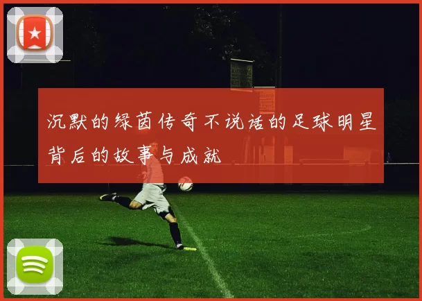 沉默的绿茵传奇不说话的足球明星背后的故事与成就